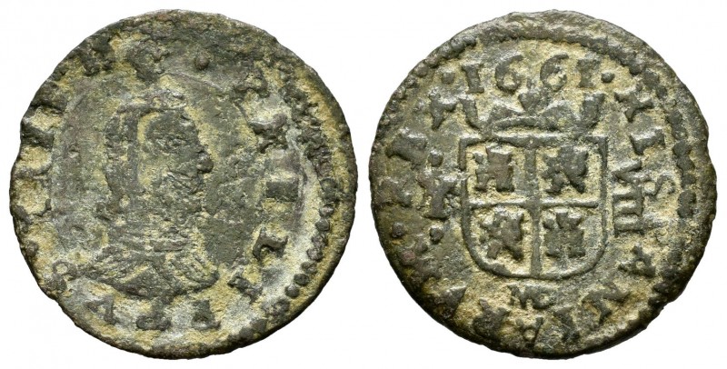 Felipe IV (1621-1665). 8 maravedís. 1661. Madrid. Y/A. (Cal 2019-357). (Jarabo-S...