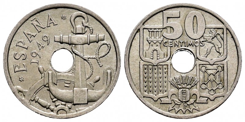 Estado Español (1936-1975). 50 céntimos. 1949*19-51. Madrid. (Cal 2008-104). (Ca...