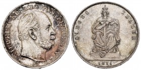 Alemania. Prussia. Wilhelm I. 1 thaler. 1871. Berlín. A. (Km-500). Ag. 18,48 g. EBC-. Est...50,00. English: Germany. Prussia. Wilhelm I. 1 thaler. 187...