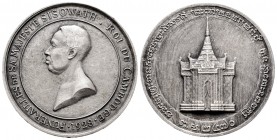 Camboya. Medalla. 1928. (Lecompte-135). Ag. 16,07 g. Funeral de Samajesite Sisowat, rey de Camboya. MBC+. Est...35,00. English: Cambodia. Medalla. 192...