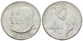 Estados Unidos. 1/2 dollar. 1923. San Francisco. S. (Km-153). Ag. 12,54 g. Centenario Monroe Doctrine. EBC. Est...30,00. English: United States. 1/2 d...