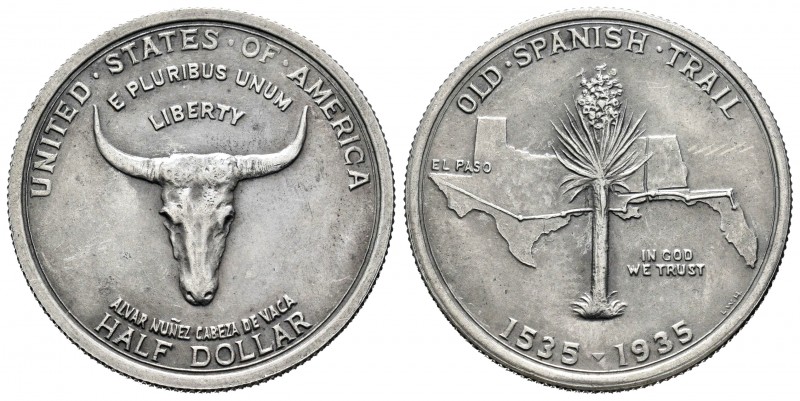 Estados Unidos. 1/2 dollar. 1935. Philadelphia. (Km-172). Ag. 12,48 g. Old Spann...