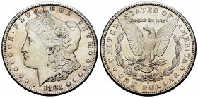 Estados Unidos. 1 dollar. 1881. San Francisco. S. (Km-110). Ag. 26,67 g. Golpecitos en el canto. EBC. Est...35,00. English: United States. 1 dollar. 1...