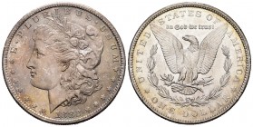 Estados Unidos. 1 dollar. 1882. Carson City. CC. (Km-110). Ag. 26,70 g. SC-. Est...100,00. English: United States. 1 dollar. 1882. Carson City. CC. (K...