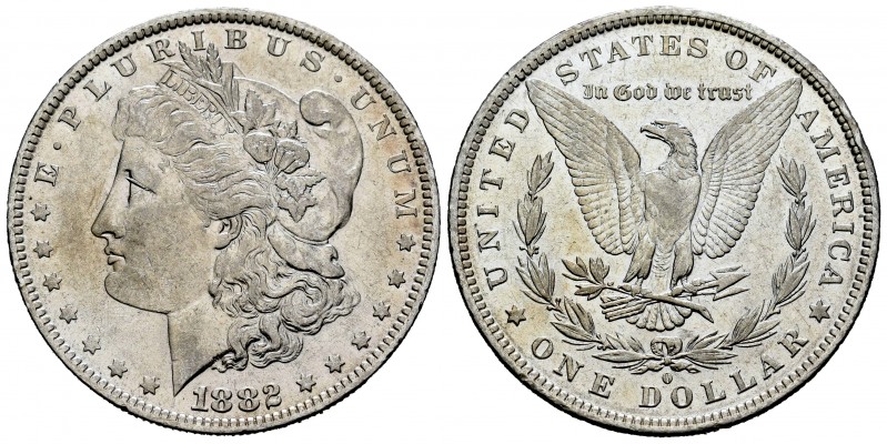 Estados Unidos. 1 dollar. 1888. Nueva Orleans. O. (Km-110). Ag. 26,70 g. EBC-. E...