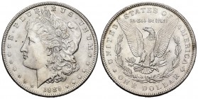 Estados Unidos. 1 dollar. 1889. Philadelphia. (Km-110). Ag. 26,75 g. Brillo original. EBC+. Est...30,00. English: United States. 1 dollar. 1889. Phila...