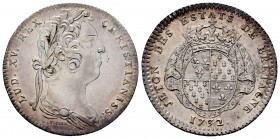 Francia. Louis XV. Jetón. 1732. Ag. 6,81 g. Estados de Bretaña. Brillo original. EBC+. Est...80,00. English: France. Louis XV. Jetón. 1732. Ag. 6,81 g...