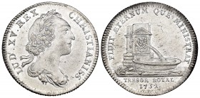 Francia. Louis XV. Jetón. 1752. (Feuardent-2084). Ag. 7,30 g. EBC-. Est...40,00. English: France. Louis XV. Jetón. 1752. (Feuardent-2084). Ag. 7,30 g....
