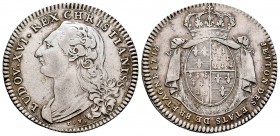 Francia. Louis XVI. Jetón. 1778. (Feuardent-8784). Ag. 6,77 g. Estados de Bretaña. MBC+. Est...35,00. English: France. Louis XVI. Jetón. 1778. (Feuard...