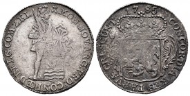 Países Bajos. 1/4 ducado. 1785. Zeeland. (Km-99). (Delm-1008a). Ag. 7,23 g. Vano. MBC. Est...50,00. English: Low Countries. 1/4 ducado. 1785. Zeeland....