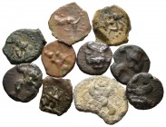 Lote de 10 dicisores de cobre de Ebusus. A EXAMINAR. BC/BC+. Est...50,00. English: Lote de 10 dicisores de cobre de Ebusus. A EXAMINAR. F/Choice F. Es...