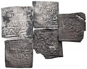 Lote de 5 monedas Nazaríes de 1/2 dirhem. (Medina-tipos 262 al 270). A EXAMINAR. BC/MBC-. Est...60,00. English: Lote de 5 monedas Nazaríes de 1/2 dirh...