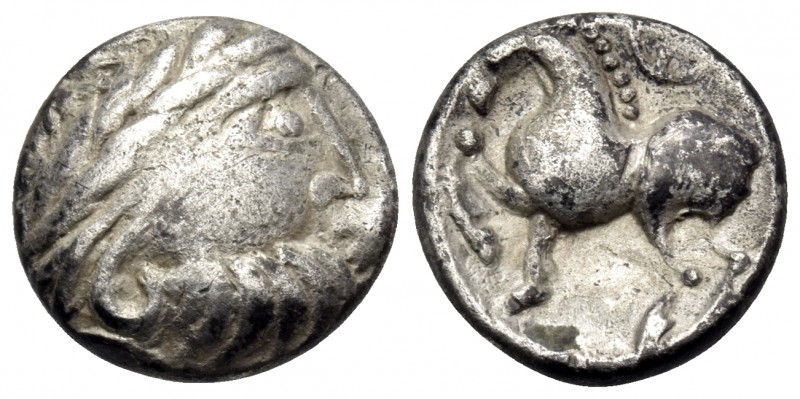 CELTIC, Eastern Celts. Skordoski in Syrmia, Circa 3rd-2nd century BC. Drachm (Si...