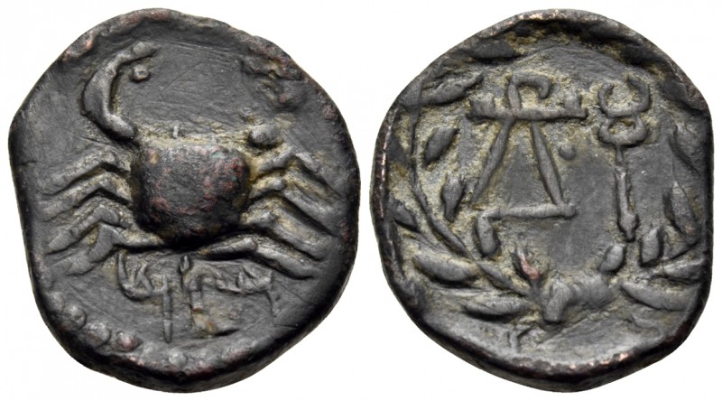 ISLANDS OFF SICILY. Lopadusa (?). Circa 2nd century BC. (Bronze, 17 mm, 2.66 g, ...