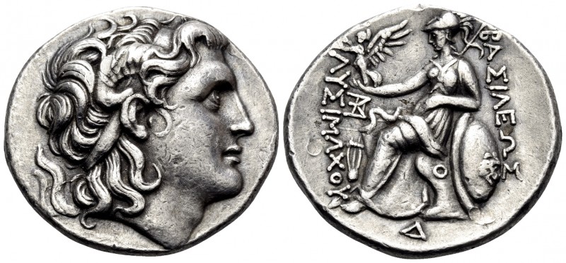 KINGS OF THRACE. Lysimachos, 305-281 BC. Tetradrachm (Silver, 28 mm, 17.10 g, 12...