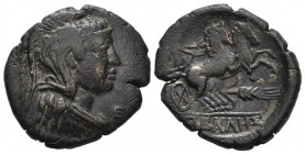 MACEDON. Pella. Circa 187-168/7 BC. (Bronze, 21 mm, 5.46 g, 12 h). Helmeted and draped bust of Athena to right; in the lower right field, E. Rev. ΠΕΛΛ...