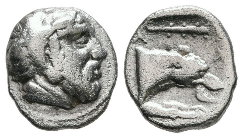 KINGS OF MACEDON. Archelaos, 413-400/399 BC. Diobol (Silver, 11 mm, 0.75 g, 1 h)...