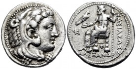 KINGS OF MACEDON. Alexander III ‘the Great’, 336-323 BC. Tetradrachm (Silver, 26.5 mm, 17.17 g, 7 h), Myriandos or Issos, 325-324/3. Head of youthful ...