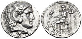 KINGS OF MACEDON. Alexander III ‘the Great’, 336-323 BC. Tetradrachm (Silver, 27 mm, 16.97 g, 12 h), Salamis in Cyprus, circa 323-315. Head of Herakle...