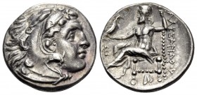 KINGS OF MACEDON. Alexander III ‘the Great’, 336-323 BC. Drachm (Silver, 17 mm, 4.23 g, 12 h), struck under Antigonos I Monophthalmos, Abydos, c. 310-...