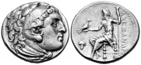 KINGS OF MACEDON. Alexander III ‘the Great’, 336-323 BC. Tetradrachm (Silver, 27 mm, 16.90 g, 12 h), posthumous issue, struck under Antigonos I Monoph...
