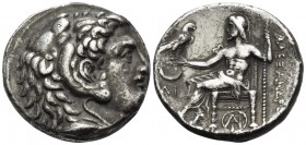 KINGS OF MACEDON. Alexander III ‘the Great’, 336-323 BC. Tetradrachm (Silver, 26 mm, 16.93 g, 5 h), struck under Seleukos I, Carrhae, c. 305-300. Head...