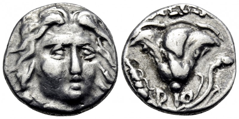 KINGS OF MACEDON. Perseus, 179-168 BC. Drachm (Silver, 14 mm, 2.88 g, 10 h), pse...