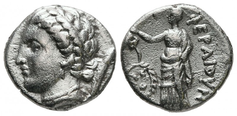 THESSALY. Pherai. Circa 302-286 BC. Hemidrachm (Silver, 15 mm, 2.57 g, 12 h). He...