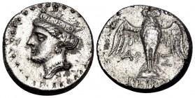 PONTOS. Amisos (as Peiraieos). Circa 435-370 BC. Siglos (Silver, 18.5 mm, 5.66 g, 3 h), struck under the magistrate Aris... Head of Hera to left, wear...
