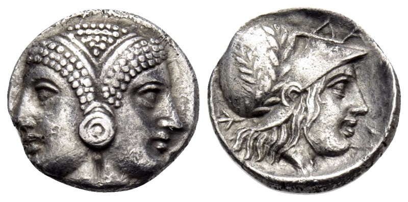 MYSIA. Lampsakos. Circa 390-330 BC. Diobol (Silver, 11 mm, 1.20 g, 6 h). Janifor...