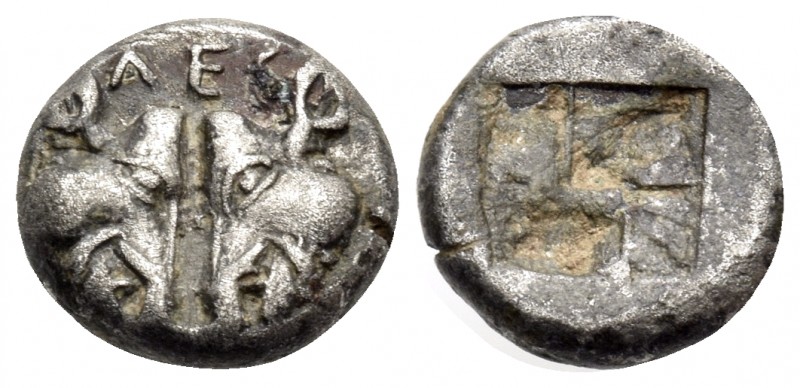 LESBOS. Uncertain mint. Circa 478-460 BC. Twelfth Stater (Billon, 10 mm, 1.17 g)...