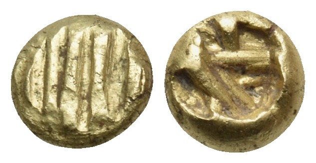 IONIA. Uncertain. Circa 650-600 BC. 1/24th Stater (Electrum, 5.5 mm, 0.56 g). St...