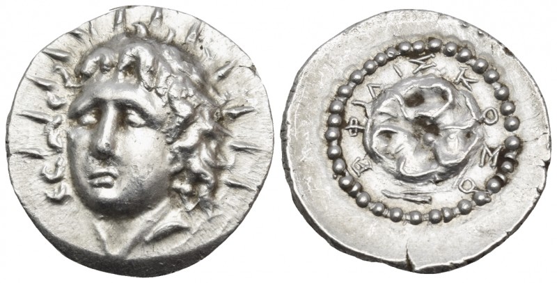 ISLANDS OFF CARIA, Rhodos. Rhodes. Circa 88/42 BC-AD 14. Drachm (Silver, 19 mm, ...