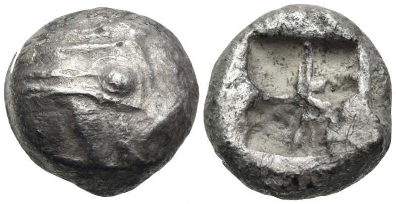 LYCIA. Phaselis. Circa 550-530/20 BC. Stater (Silver, 18 mm, 10.41 g). Prow of g...