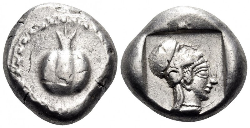 PAMPHYLIA. Side. Circa 460-430 BC. Stater (Silver, 20.5 mm, 10.92 g, 9 h), c. 44...