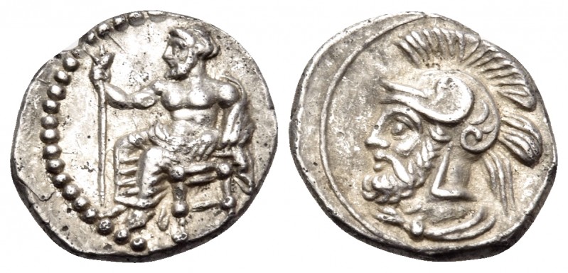 CILICIA. Tarsos. Pharnabazos, Persian military commander, 380-374/3 BC. Obol (Si...