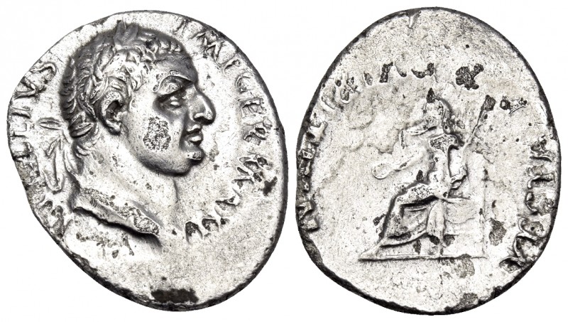 Vitellius, 69. Denarius (Silver, 20 mm, 3.29 g, 6 h), Lugdunum (Lyon). A VITELLI...