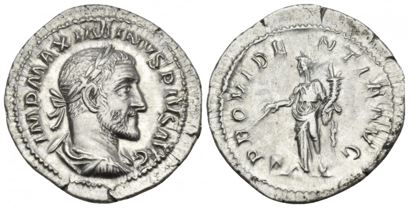 Maximinus I, 235-238. Denarius (Silver, 21 mm, 2.88 g, 4 h), Rome, March 235 - J...