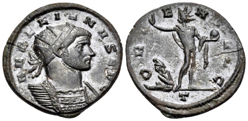 Aurelian, 270-275. Antoninianus (Billon, 20 mm, 3.77 g, 11 h), Mediolanum, 3rd o...