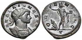 Aurelian, 270-275. Antoninianus (Billon, 20 mm, 3.77 g, 11 h), Mediolanum, 3rd officina, spring 274. IMP AVRELIANVS AVG Radiate and cuirassed bust of ...