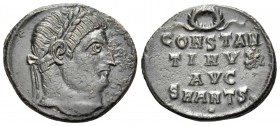 Constantine I, 307/310-337. Follis (Bronze, 17 mm, 2.73 g, 5 h), Antioch, S = 2nd officina, 325. Laureate head of Constantine I to right. Rev. CONSTAN...