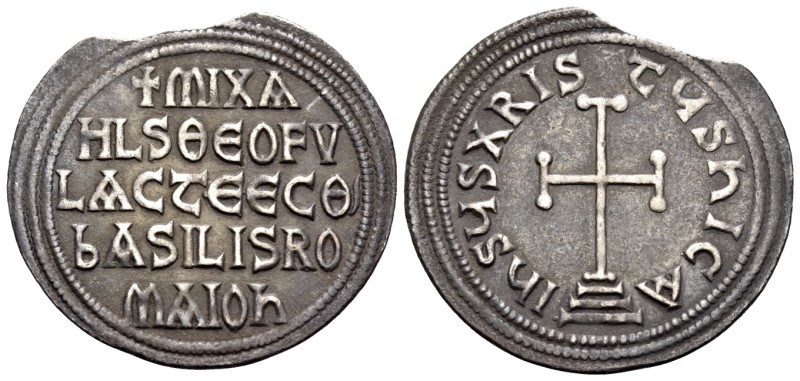 Michael I Rhangabe, with Theophylactus, 811-813. Miliaresion (Silver, 23 mm, 2.1...