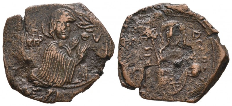 Alexius III Angelus-Comnenus, 1195-1203. Tetarteron (Bronze, 21 mm, 3.86 g, 7 h)...