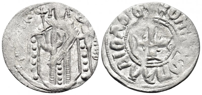 Andronicus II Palaeologus, 1282-1328. Tornese (Billon, 18 mm, 0.66 g, 12 h), 128...