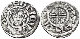 PLANTAGENET. John, 1199-1216. Penny (Silver, 18.5 mm, 1.32 g), Short cross type, London mint, Walter as moneyer, struck in the name of Henry II, 1207-...