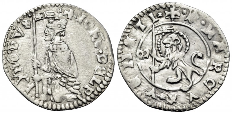 ITALY. Venice. Giovanni Delfino, 1356-1361. Soldino (Silver, 16 mm, 0.53 g, 9 h)...