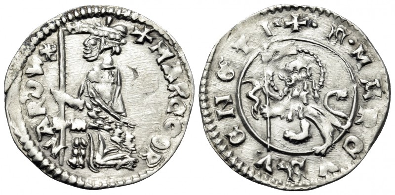 ITALY. Venice. Marco Cornaro, 1365-1367. Soldino (Silver, 16 mm, 0.57 g, 4 h), 5...