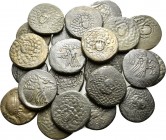 PONTOS. Time of Mithradates VI Eupator, Circa 105-85 BC. (Bronze, 171.00 g). Lot of Twenty-three (23) Bronze coins of Pontos and Paphlagonia struck un...