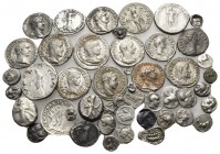 GREEK, ROMAN PROVINCIAL & IMPERIAL. Circa 5th century BC - 3 century AD. (Silver, 92.00 g). A fascinating group of Forty-eight (48) Silver coins, incl...