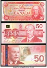 Canada Bank of Canada $50 1975; 1988; 2004 Pick 90a BC-51a; BC-59b; BC-65b Three Examples Crisp Uncirculated. 

HID09801242017

© 2020 Heritage Auctio...
